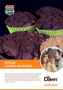 Suklaa Cookie-Muffinssi «Dawn»